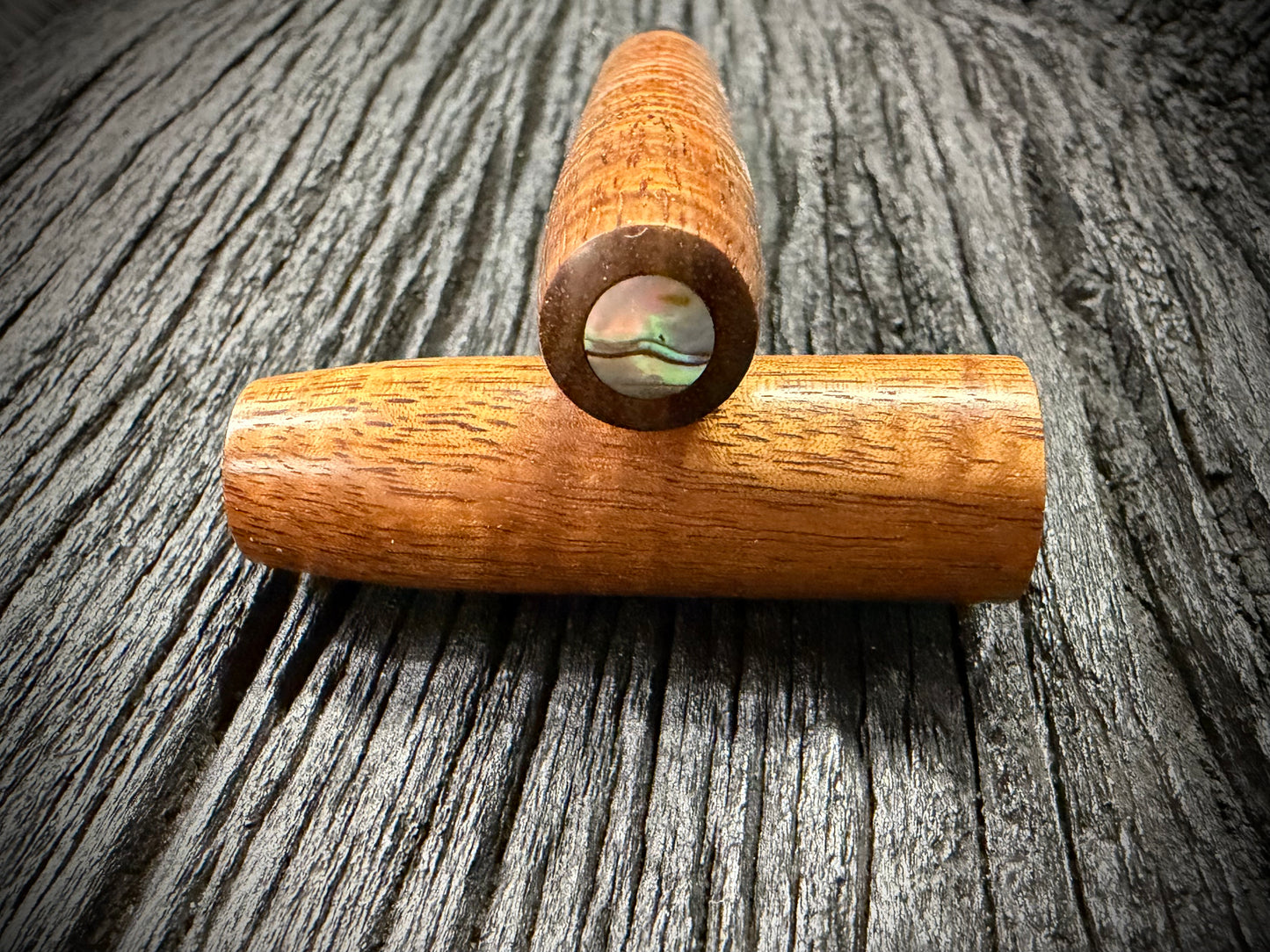 Curly Koa with Abalone L-15