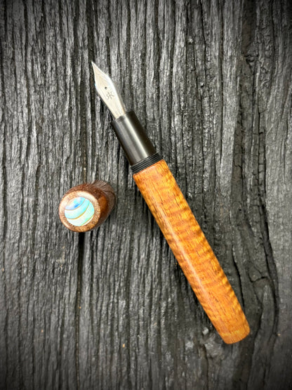 Curly Koa with Abalone L-15