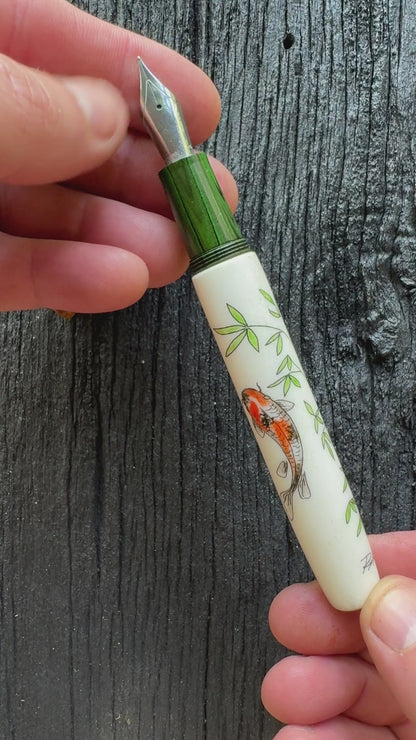 Hand Painted Koi L-15 Limited Edition 26/150